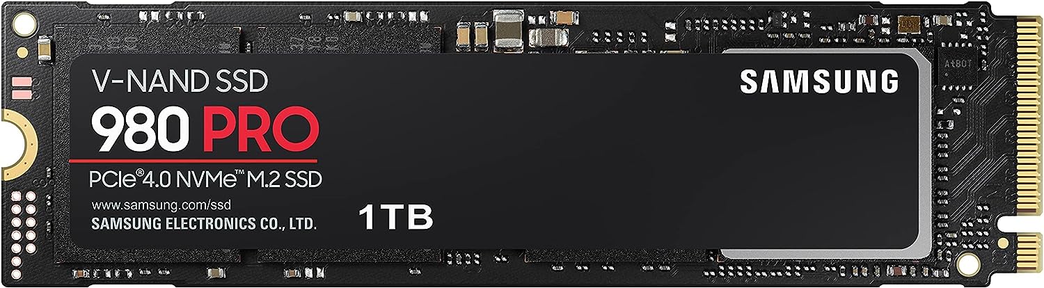 Image of Samsung 980 1TB SSD. Image copyright from Amazon.