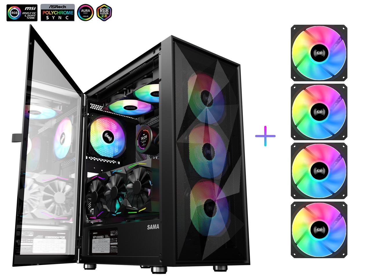 Image of Sama 3509 Glass Case. Image copyright from Newegg.