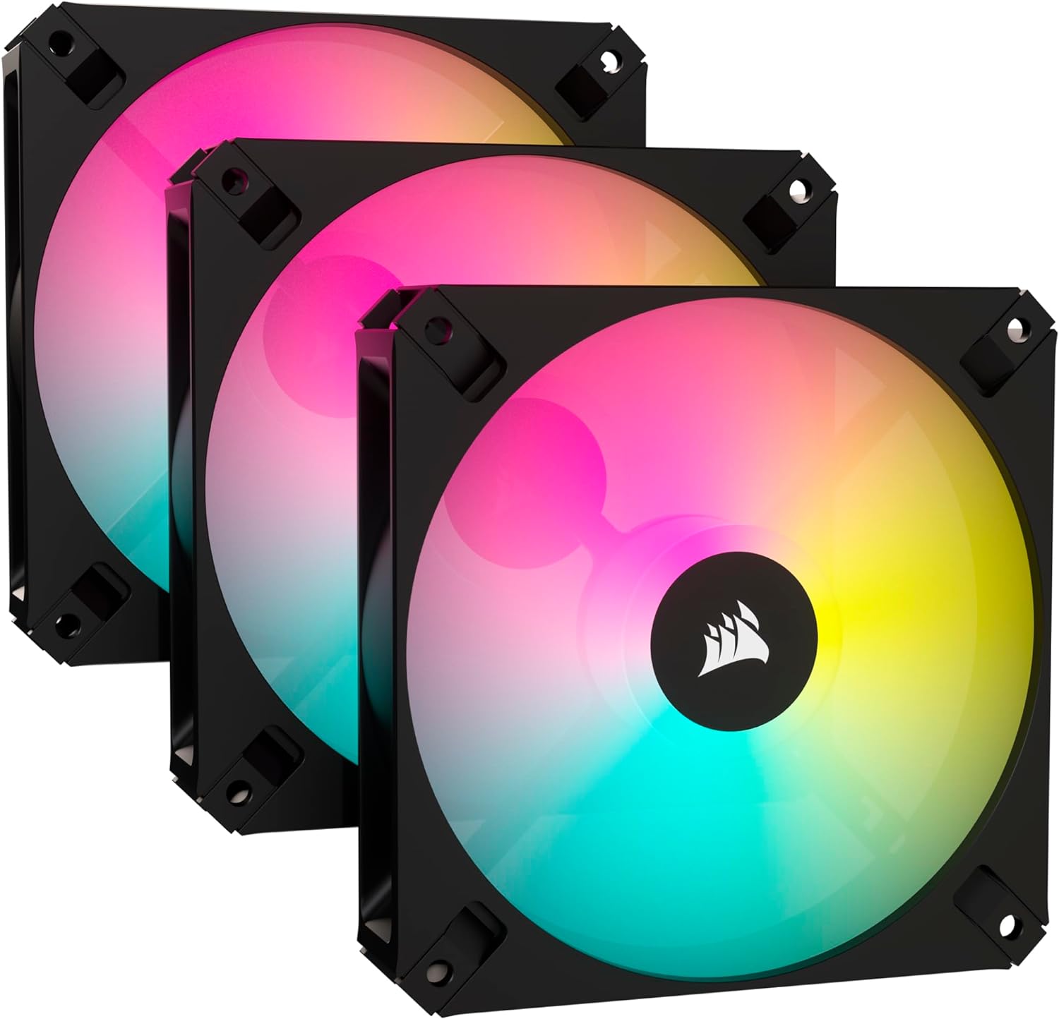 Image of Corsair iCue RGB Fans. Image copyright from Amazon.