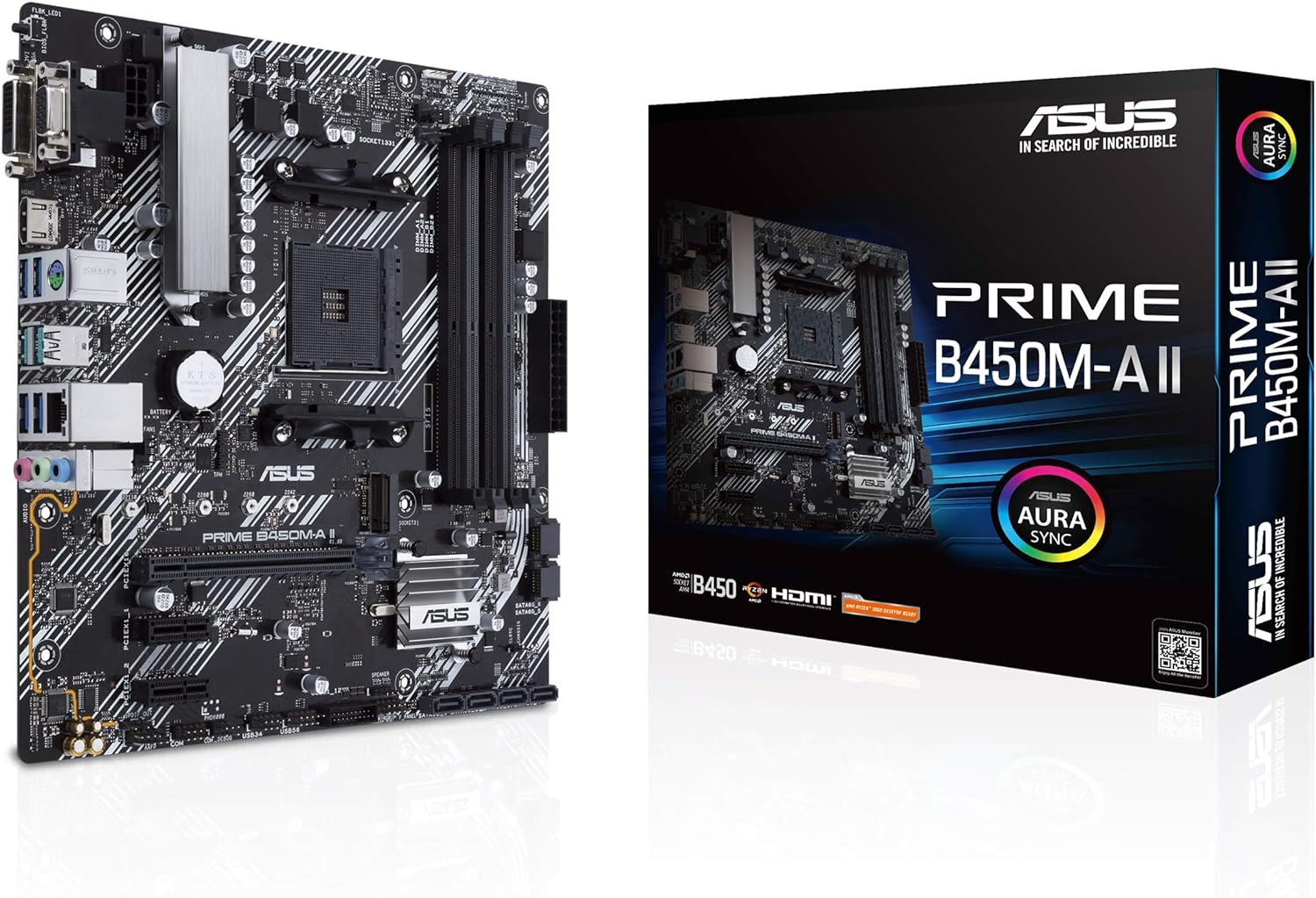 Image of Asus Prim B440M-A Motherboard. Image copyright from Amazon.